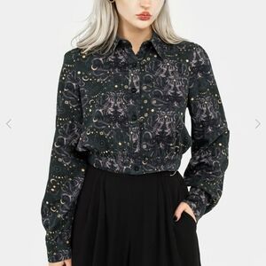 Cailleach Button Up Crop Shirt